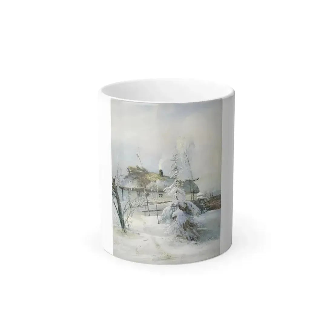 Alexei Savrasov (1830-1897)  Winter - Color Changing Mug 11oz 11oz - Go Mug Yourself