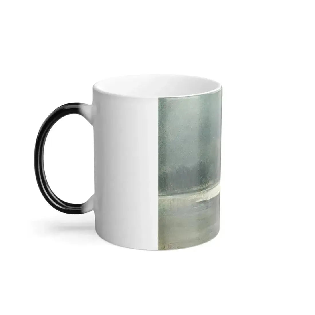 Alexei Savrasov (1830-1897)  Winter Landscape, Rime - 1870 - Color Changing Mug 11oz - Go Mug Yourself