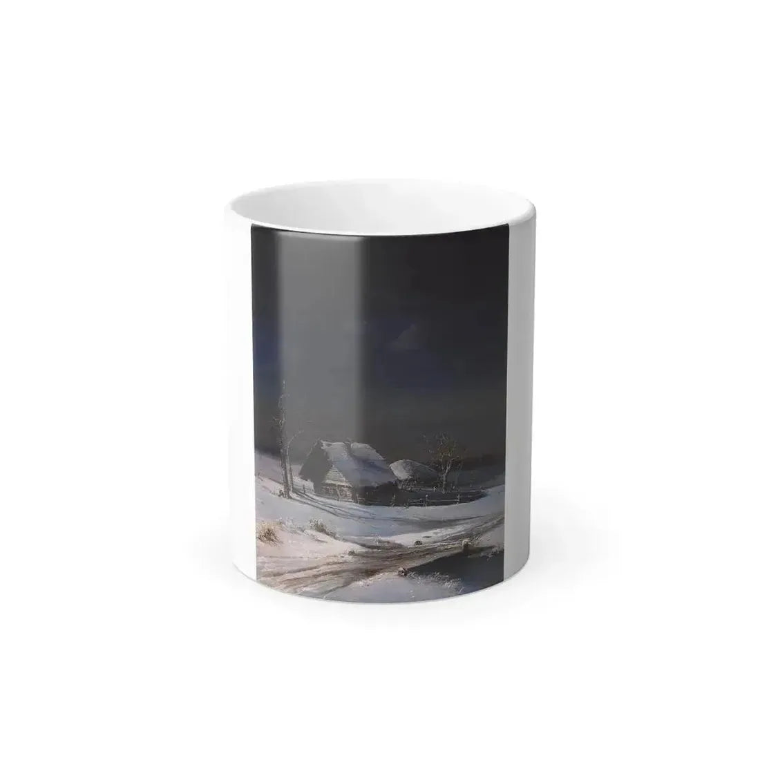 Alexei Savrasov (1830-1897)  Winter Landscape2 - Color Changing Mug 11oz 11oz - Go Mug Yourself