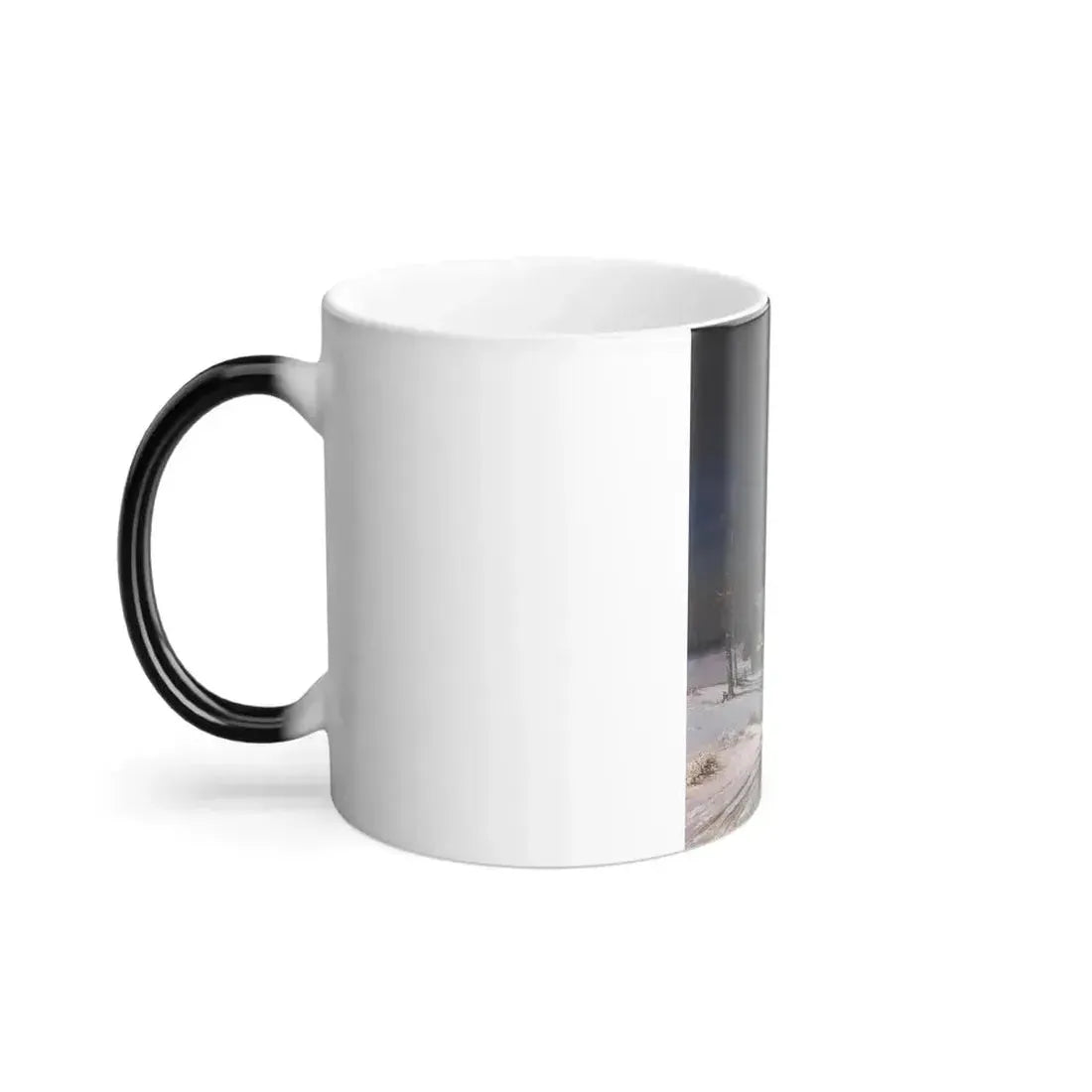 Alexei Savrasov (1830-1897)  Winter Landscape2 - Color Changing Mug 11oz - Go Mug Yourself
