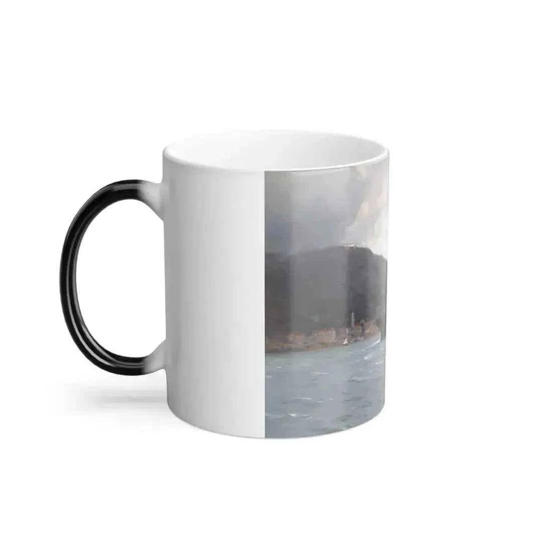 Alexei Vasilievich Hanzen (1876-1937) Before the Rain - Oil on Canvas - Color Changing Mug 11oz - Go Mug Yourself