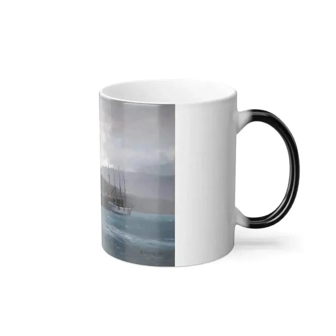 Alexei Vasilievich Hanzen (1876-1937) Before the Rain - Oil on Canvas - Color Changing Mug 11oz - Go Mug Yourself