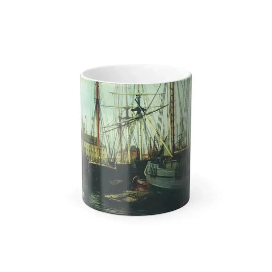 Alexey Petrovich Bogolyubov (1824-1896) Antwerp - Oil on Canvas 1854 - Color Changing Mug 11oz 11oz - Go Mug Yourself
