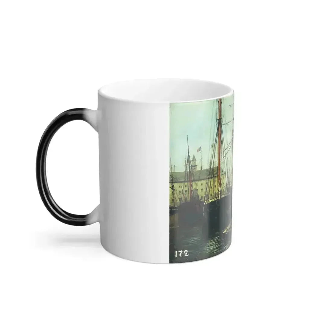 Alexey Petrovich Bogolyubov (1824-1896) Antwerp - Oil on Canvas 1854 - Color Changing Mug 11oz - Go Mug Yourself