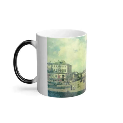 Alexey Petrovich Bogolyubov (1824-1896) Christ the Savior Cathedral in Moscow from Prechistenka - Oil on-0 - Color Changing Mug 11oz - Go Mug Yourself