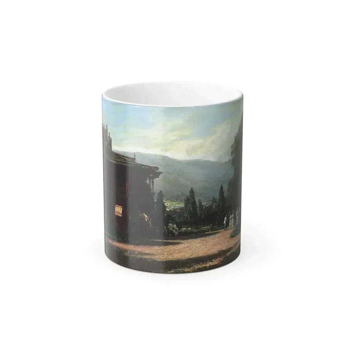 Alexey Petrovich Bogolyubov (1824-1896) Livadia Palace - Oil on Canvas - Color Changing Mug 11oz 11oz - Go Mug Yourself