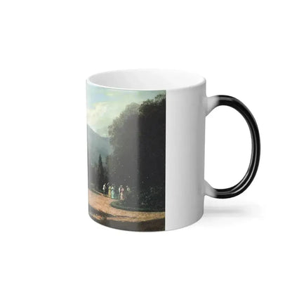 Alexey Petrovich Bogolyubov (1824-1896) Livadia Palace - Oil on Canvas - Color Changing Mug 11oz - Go Mug Yourself