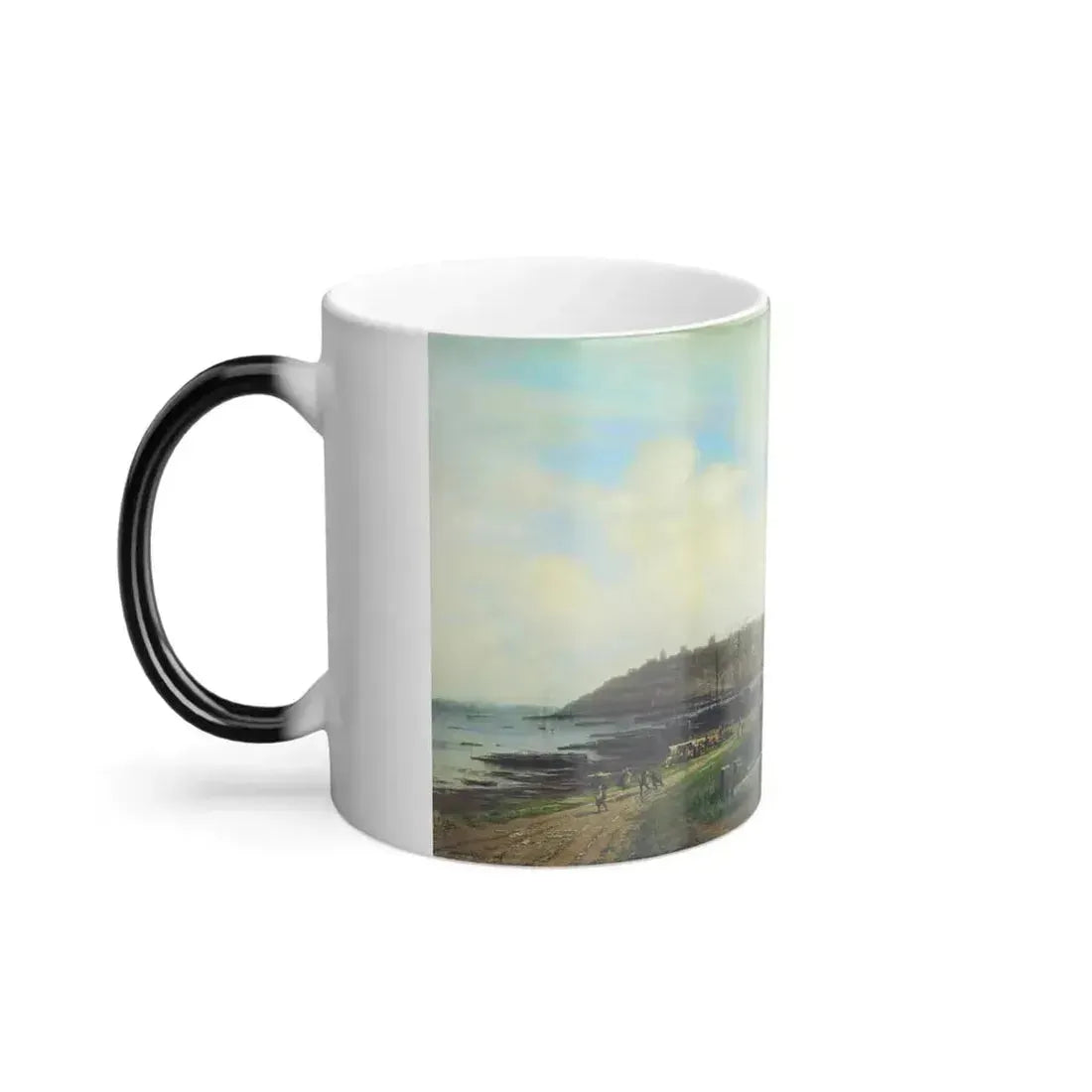 Alexey Petrovich Bogolyubov (1824-1896) Nizhny Novgorod Fair (Bell series) - Oil on Canvas 1862 - Color Changing Mug 11oz - Go Mug Yourself