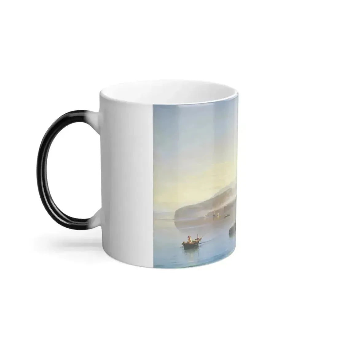 Alexey Petrovich Bogolyubov (1824-1896) Sorrento - Oil on Canvas 1855 - Color Changing Mug 11oz - Go Mug Yourself