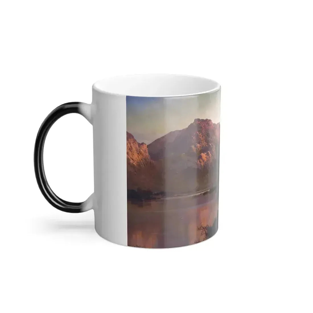 Alfred de Breanski (1852-1928) Ben Lomond - Oil on Canvas - Color Changing Mug 11oz - Go Mug Yourself