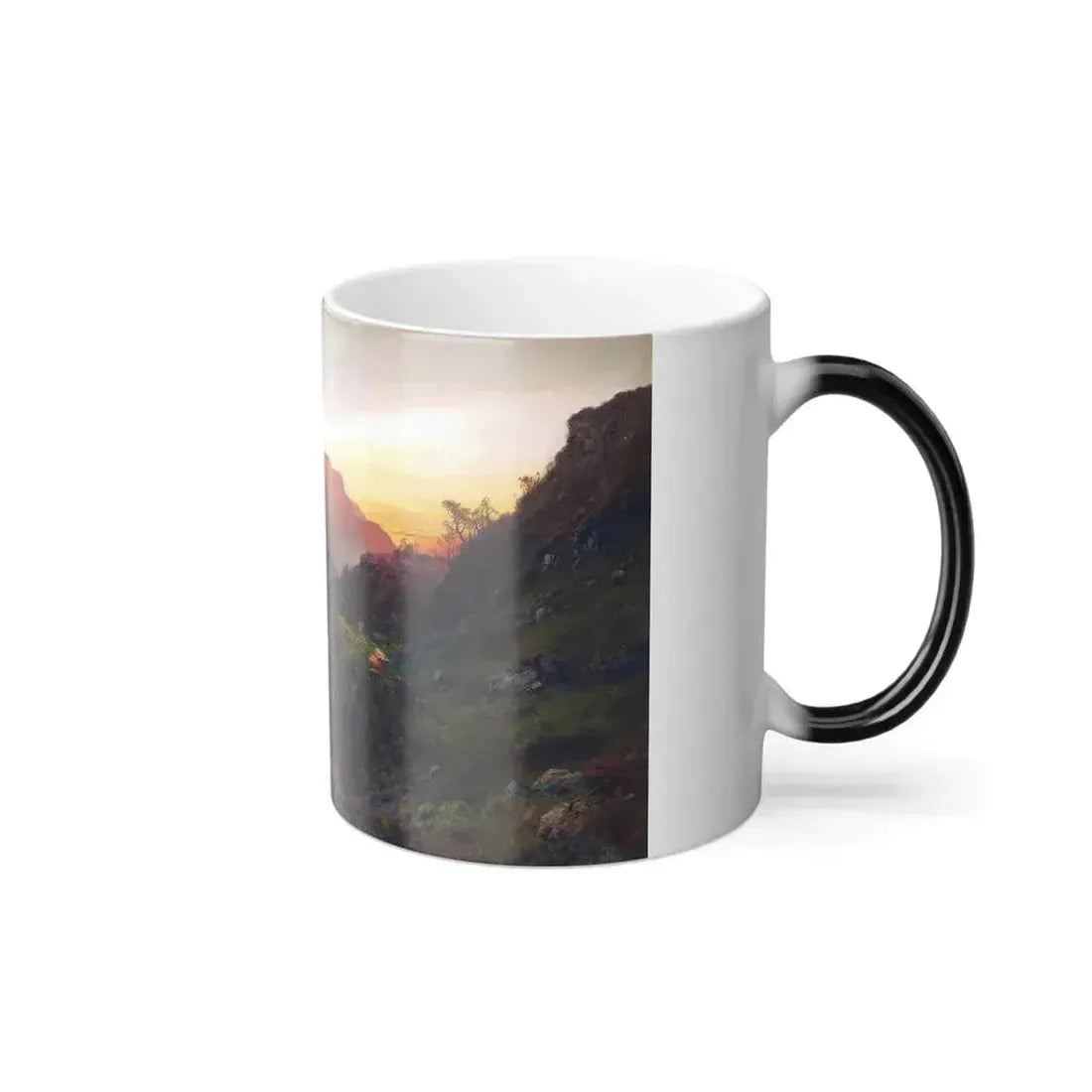 Alfred de Breanski (1852-1928) Ben Lomond - Oil on Canvas - Color Changing Mug 11oz - Go Mug Yourself