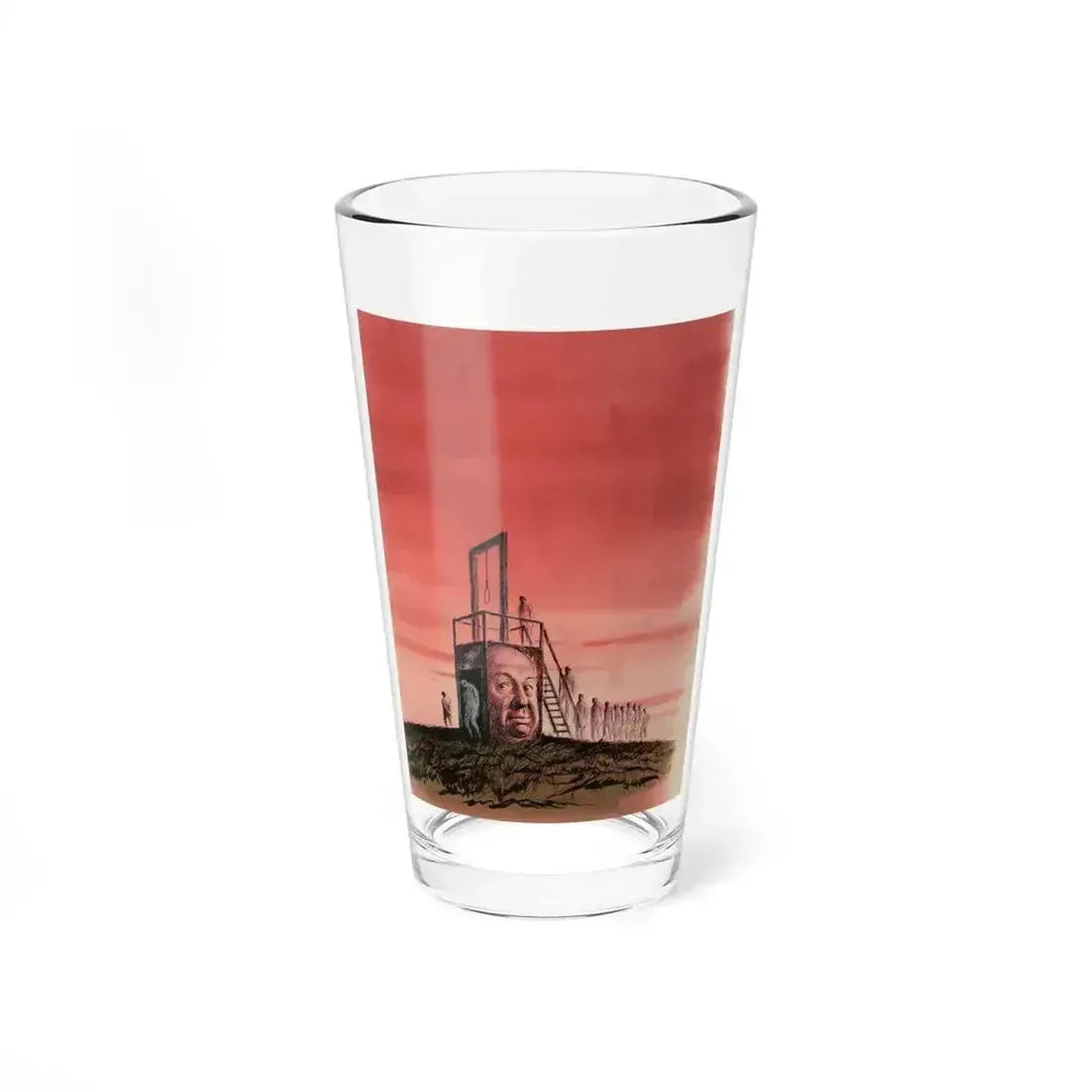 Alfred Hitchcock's a Hangman's Dozen, paperback cover, 1962 - Pint Glass 16oz 16oz - Go Mug Yourself