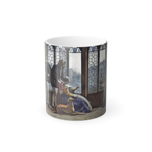 Alfred Holst Tourrier (1836-1892) Henry ll of France and Diana of Poitiers Witnessing the Execution of a-0 - Color Changing Mug 11oz-11oz-Go Mug Yourself