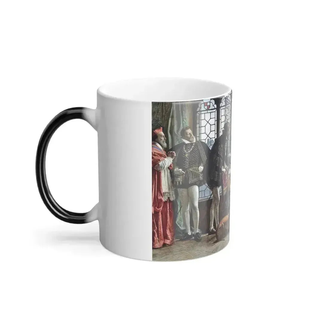Alfred Holst Tourrier (1836-1892) Henry ll of France and Diana of Poitiers Witnessing the Execution of a-0 - Color Changing Mug 11oz - Go Mug Yourself