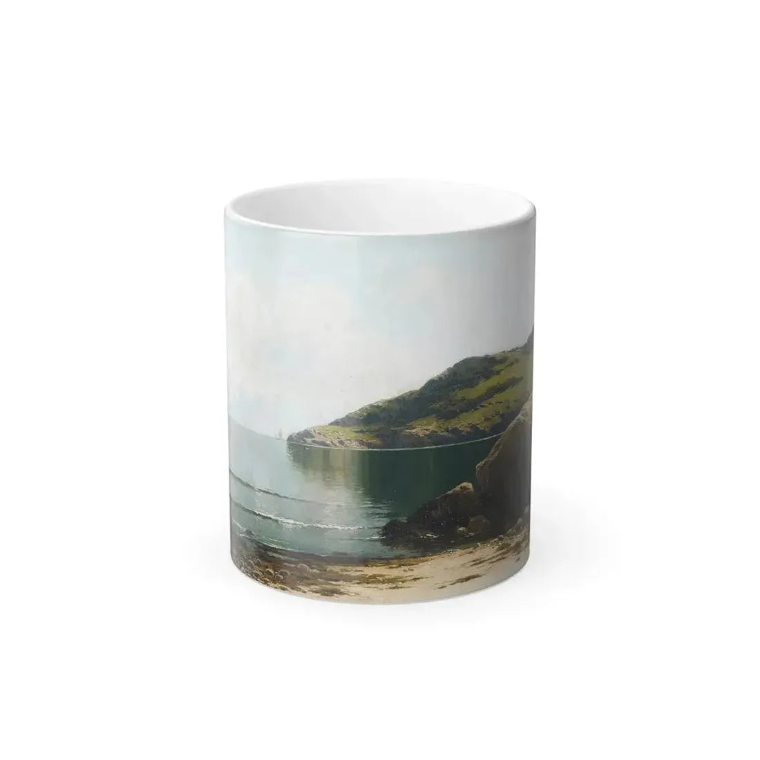 Alfred Thompson Bricher (1837-1908) Marine Landscape - Oil on Canvas c1895 - Color Changing Mug 11oz Default Title 11oz - Go Mug Yourself