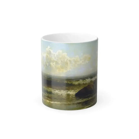 Alfred Thompson Bricher (1837-1908) On the Coast - Oil on Canvas c1890 - Color Changing Mug 11oz 11oz - Go Mug Yourself