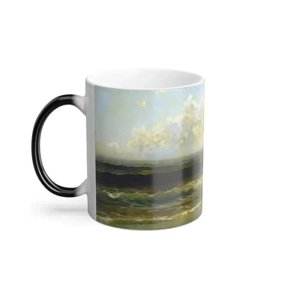 Alfred Thompson Bricher (1837-1908) On the Coast - Oil on Canvas c1890 - Color Changing Mug 11oz - Go Mug Yourself