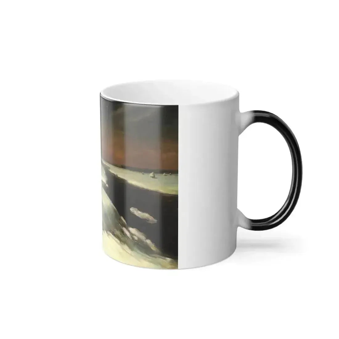 Alfred von Kowalski Wierusz  (1848-1915) the wolf - Color Changing Mug 11oz - Go Mug Yourself