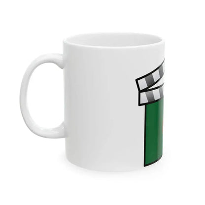Algeria film clapperboard color variant (Algeria) White Coffee Mug - Go Mug Yourself