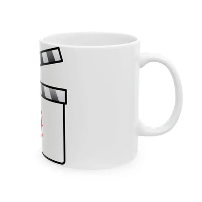 Algeria film clapperboard color variant (Algeria) White Coffee Mug - Go Mug Yourself