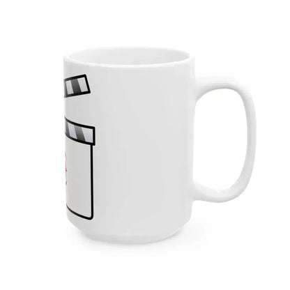 Algeria film clapperboard color variant (Algeria) White Coffee Mug - Go Mug Yourself