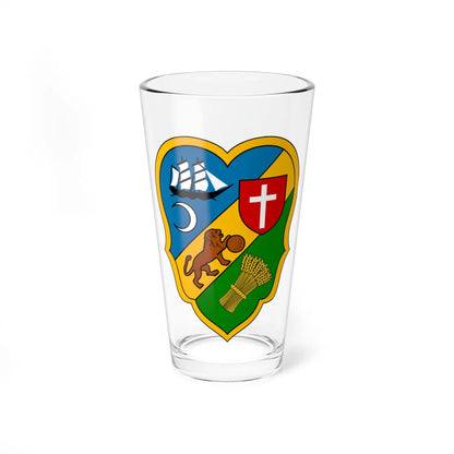 Algiers Coat of Arms French Algeria (Algeria) (Coat of Arms) Pint Glass 16oz 16oz - Go Mug Yourself
