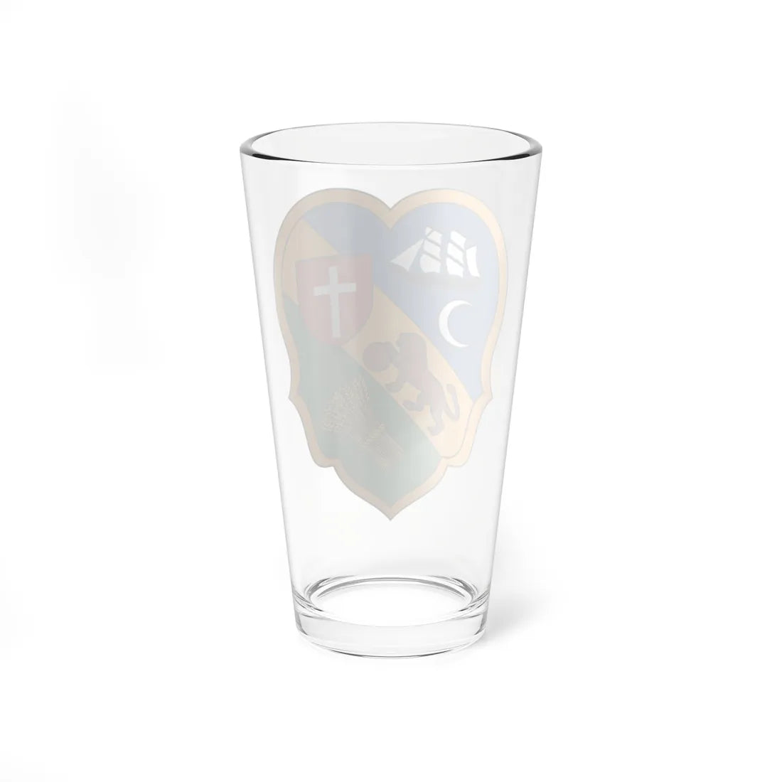 Algiers Coat of Arms French Algeria (Algeria) (Coat of Arms) Pint Glass 16oz - Go Mug Yourself
