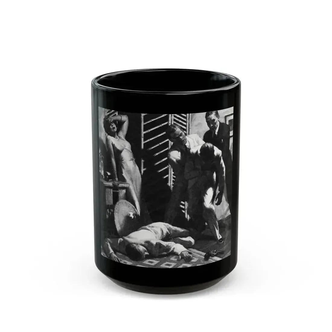 Alias Emerald Annie, Liberty magazine, July 17, 1937 - Black Coffee Mug 15oz - Go Mug Yourself