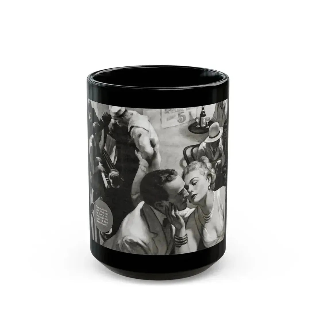 Alias Emerald Annie, Liberty magazine, June 19, 1937 - Black Coffee Mug 15oz - Go Mug Yourself