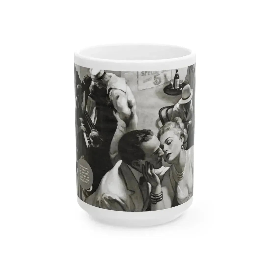 Alias Emerald Annie, Liberty magazine, June 19, 1937 - White Coffee Mug 15oz - Go Mug Yourself
