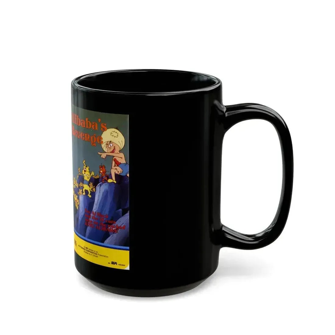 ALIBABAS REVENGE (VHS COVER) - Black Coffee Mug - Go Mug Yourself
