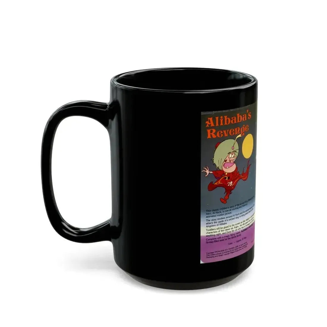 ALIBABAS REVENGE (VHS COVER) - Black Coffee Mug - Go Mug Yourself