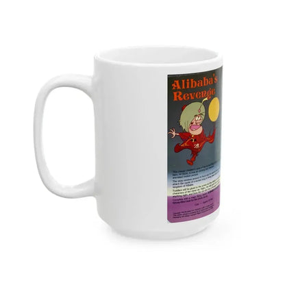 ALIBABAS REVENGE (VHS COVER) - White Coffee Mug - Go Mug Yourself