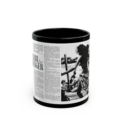 Alibi for Danger, Adam magazine, September 1963 - Black Coffee Mug 11oz - Go Mug Yourself