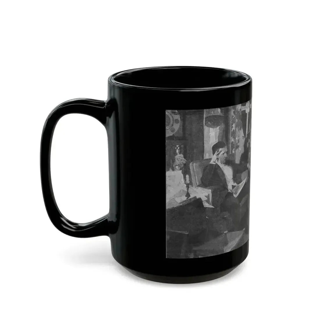 Alibi, McCalls magazine, August 1926 - Black Coffee Mug - Go Mug Yourself