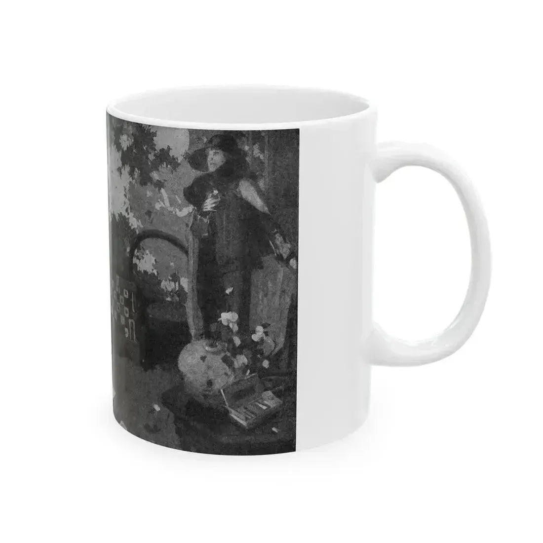 Alibi, McCalls magazine, August 1926 - White Coffee Mug - Go Mug Yourself