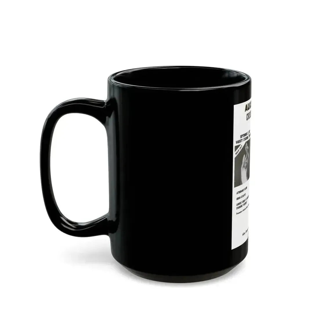 Alice Cooper Canada Tour 1972 (Music Poster) Black Coffee Mug - Go Mug Yourself