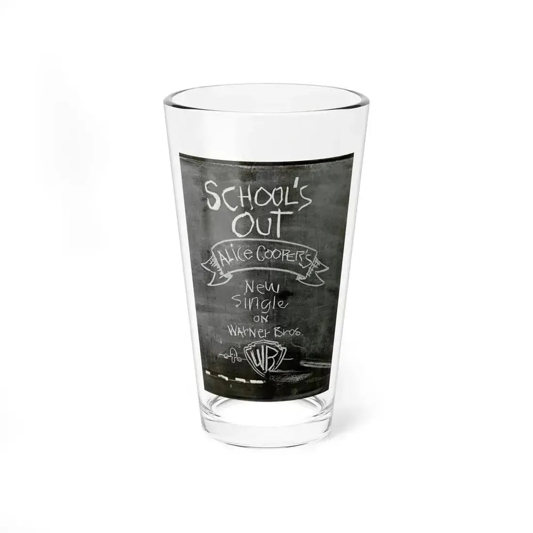 Alice Cooper - School's Out 1972 (Music Poster) Pint Glass 16oz 16oz - Go Mug Yourself