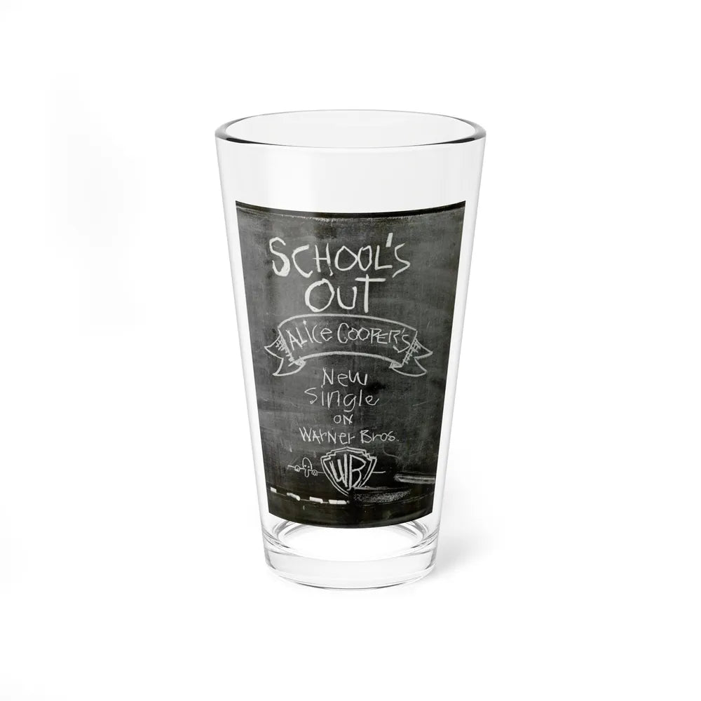 Alice Cooper - School's Out 1972 (Music Poster) Pint Glass 16oz-16oz-Go Mug Yourself