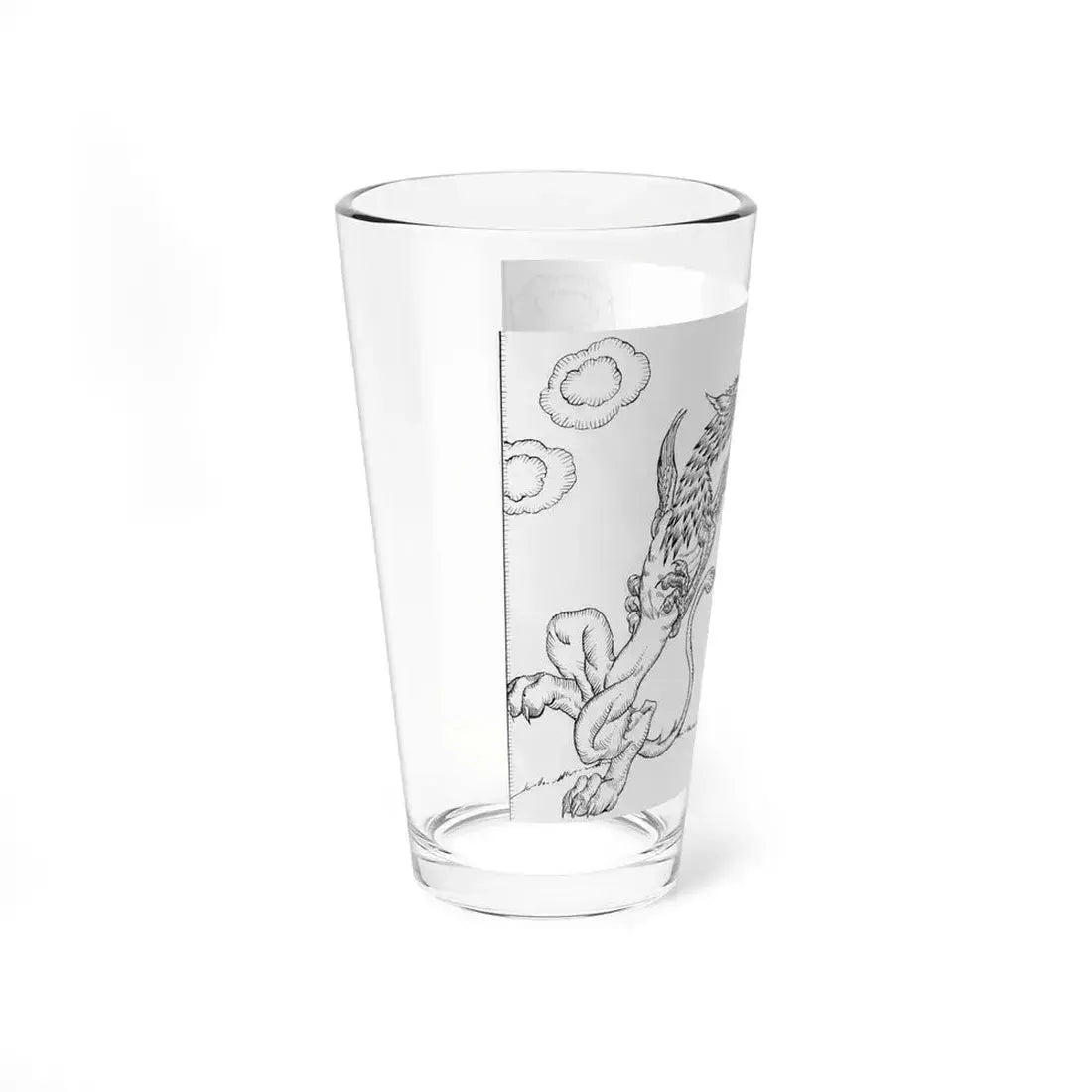 Alice's Adventures in Wonderland, The Lobster Quadrille, Chapter 10 page 150 story illustration, 1929 (Magazine Illustration) Pint Glass 16oz - Go Mug Yourself