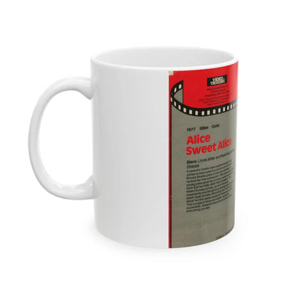 ALICE SWEET ALICE (VHS COVER) - White Coffee Mug-Go Mug Yourself