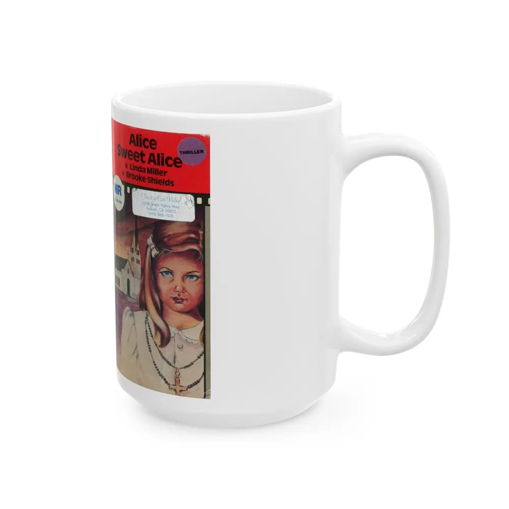 ALICE SWEET ALICE (VHS COVER) - White Coffee Mug-Go Mug Yourself