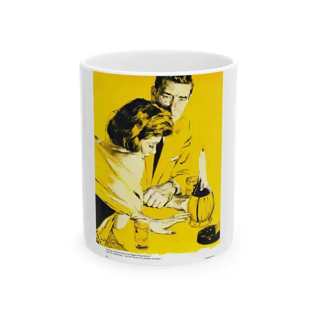 Alice, Woman's Day, May 1958 - White Coffee Mug 11oz - Go Mug Yourself