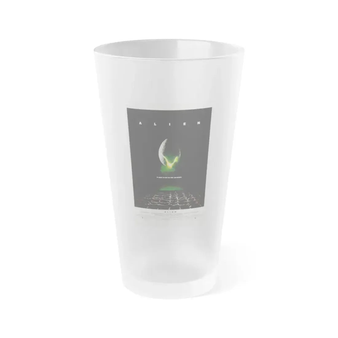 ALIEN 1979 Movie Poster - Frosted Pint Glass 16oz Default Title - Go Mug Yourself