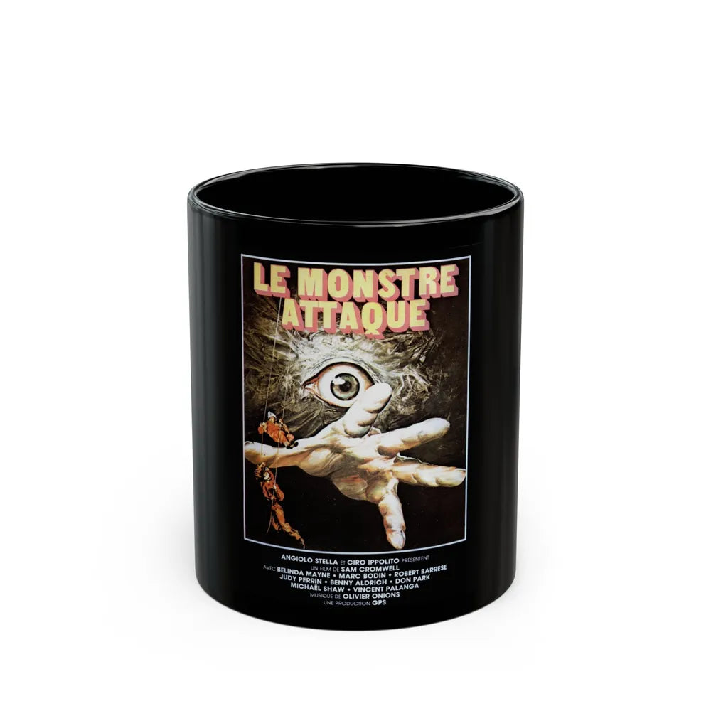 ALIEN 2 (FRENCH) 1986 Movie Poster - Black Coffee Mug-11oz-Go Mug Yourself