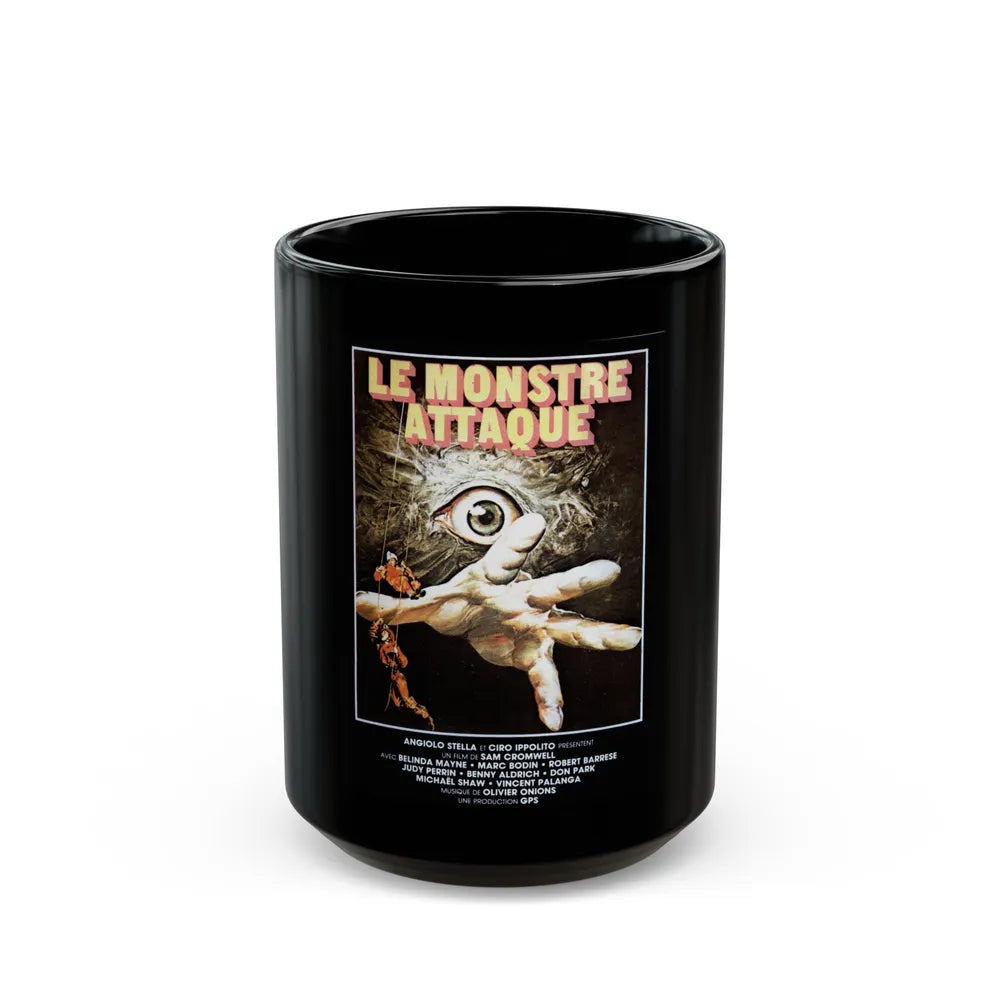 ALIEN 2 (FRENCH) 1986 Movie Poster - Black Coffee Mug-15oz-Go Mug Yourself