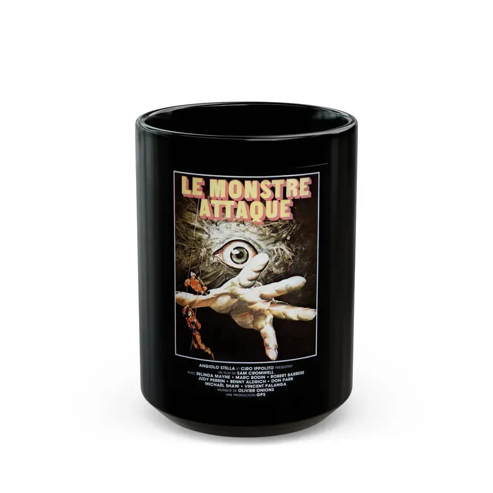 ALIEN 2 (FRENCH) 1986 Movie Poster - Black Coffee Mug 15oz - Go Mug Yourself