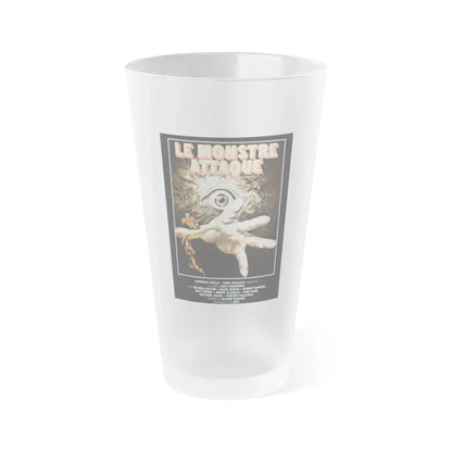 ALIEN 2 (FRENCH) 1986 Movie Poster - Frosted Pint Glass 16oz Default Title - Go Mug Yourself