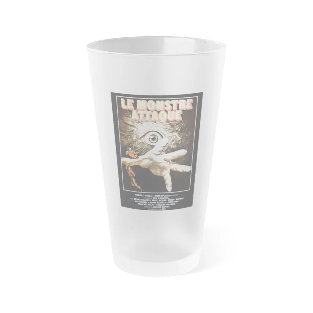 ALIEN 2 (FRENCH) 1986 Movie Poster - Frosted Pint Glass 16oz-Go Mug Yourself