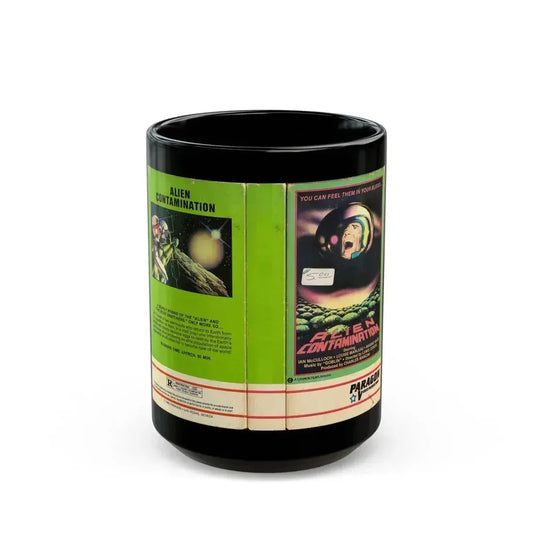 ALIEN CONTAMINATION (VHS COVER) - Black Coffee Mug 15oz - Go Mug Yourself